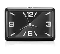 Horloge Numérique de Tableau de Bord de Voiture, Horloge de Voiture Mini Automobiles Bâton Interne sur Montre Numérique Ornement Automatique Accessoires de Voiture Cadeaux (Noir)