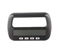 Horloge numérique d'échecs pour jeux de société avec compte à rebours et minuteur, option sonore d'alarme, réglage de l'heure double face (noir)