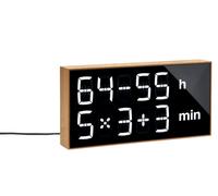 Horloge numérique LED / Horloge de table / Horloge murale / Horloge en chêne Albert Clock - 2357811601796