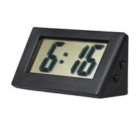 Horloge numérique LED - Petites horloges numériques | Réveil à piles | Alarme électrique de bureau pour cuisine, chambre à coucher, salle de classe | Accessoire de décoration compact à piles