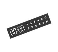 Horloge numérique magnétique - 14 x 3,5 x ,5 cm - Minuteur de cuisine pratique - Affichage des chiffres magnétiques - Écran tactile - Compte à rebours - Minuteur de cuisine pour la cuisine, les œufs