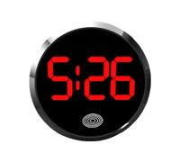 Horloge Numérique, Petite Horloge Numérique Étanche, Horaire Extérieur, Accessoires Adhésifs pour Voiture