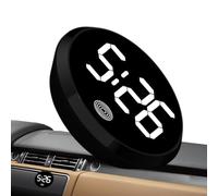 Horloge Numérique pour Voiture - Horloge Numérique Ronde à Contrôle Tactile pour Ventilation,Montre LED Pour Tableau De Bord - Pour Camping Car Voyage Routier Camion SUV Van Conduite