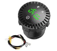 Horloge Numérique pour Voiture,Montre Étanche à Écran LED - Horloge Digitale Automobile à Commande Tactile | pour Trajets Courts Aventures Urbaines Route Ville Hommes Conducteurs Propriétaires