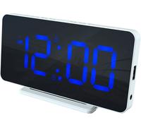 Horloge numérique Slim-line Caliber - Horloge double - Grand écran bleu - connexion USB (HCG021)