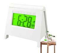 Horloge numérique - Wecker de bureau 6,5 x 4,5 x 5,8 cm, minuterie électronique | Écran HD-LCD, portable à piles, indicateur de semaine clair haute définition, support de table silencieux, essentiels