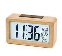 Horloge numérique - YYV - aboveClock - Bois massif - Affichage LED - Design vintage