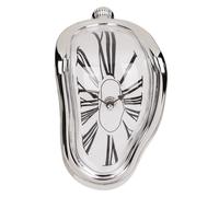 Horloge - OUT OF THE BLUE - Fondue de Dali - Gris - 18x13 cm - Design contemporain