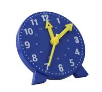 Horloge PéDagogique, ModèLe D'apprentissage, Jouet Pour éLèVes Du Primaire, Outil De Temps Cognitif Pour Enfants, Bleu
