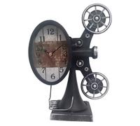 Horloge - Pendule - Cinema Vintage Metal Cinema - BY SIGRIS - Noir - 30 cm - Bureau - Objets décoratifs