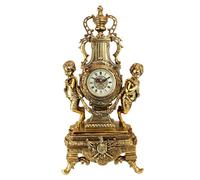 Horloge - pendule Design toscano - KY026 - Horloge Beaumont Grand Chateau en faux or antique