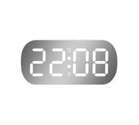 HORLOGE - PENDULE - Horloge numerique - pour cuisine salon chambres Thermo Hygromètre Horloge LED Affichage numérique Blanc