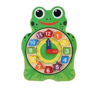 Horloge Populaire En Bois, Jouet D'Apprentissage Précoce, Poignée Confortable, Beau Travail, Forme Animale