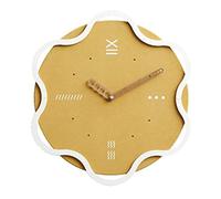 Horloge pour Chambre de Bureau Chambre en Bois Conception d'ondulation Art de la personnalité Moderne de la personnalité créative s en arrière-Plan décoration décoration