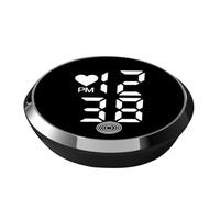 Horloge Pour Tableau de Bord de Voiture,Montre Adhésive pour Ventilation | Montre LED à Coller Pour Sortie d'Air de Voiture Moto Vélo