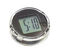 Horloge pour tableau de bord de voiture - montre numérique à coller sur grille d'aération, petite horloge automobile adhésive avec design étanche, accessoire de décoration de tableau de bord, chronomé