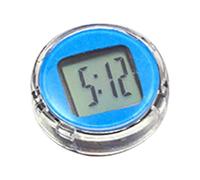 Horloge pour tableau de bord - Mini horloge analogique pour vélo et voiture - Décoration de tableau de bord - Moniteur de temps portable et étanche pour bureau à domicile, guidon de moto, accessoire