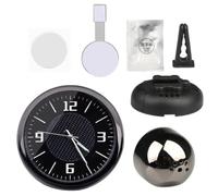 Horloge pour voiture Accessoire intérieur auto design mini horloge adhésive | Rétroéclairée Déco tableau bord Thanksgiving Noël Nouvel An Saint-Valentin Fête des Mères Femmes