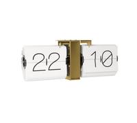 Horloge - Present Time - Flip Clock No Case - Blanc - Métal - Rectangulaire