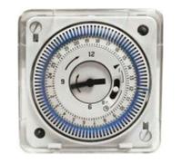 Horloge Programmable Encastrable - Piscine - Minuterie Filtration - Régulation Automatique - Blanc