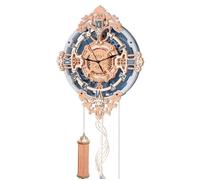 Horloge Puzzle 3D - ROBOTIME - Marron - À assembler - Pour adultes - Intérieur