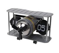Horloge Rabattable d'avion, Rappel de Synchronisation Mécanique, Modélisation d'avion, Horloge de Bureau pour Le Bureau (Gray)