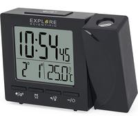 Horloge Radio-contrôlée avec Projection Heure RDP1001, Noir