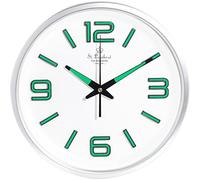 Horloge radio-pilotée avec chiffres phosphorescents Ø 30 cm [St. Leonhard]