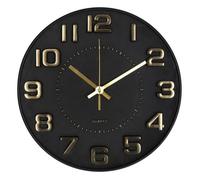 Horloge relief Doris noir D30cm - Atmosphera createur d'interieur