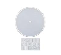 Horloge résine moules horloge Silicone moule rond résine époxy moule de coulée pour bricolage artisanat décor à la maison mur Art moule mur art moules pour résine époxy