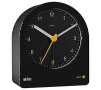 Horloge Réveil Analogique Classique Braun BC22, Noire - BC22B