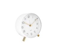 Horloge réveil en métal lofty - diam. 11
