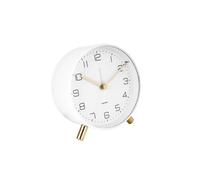 Horloge réveil en métal lofty - diam. 11