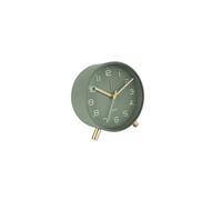 Horloge réveil en métal lofty - diam. 11