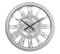 Atmosphera - Horloge Ricky Argent d40cm