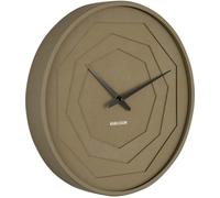 Horloge ronde en bois Origami 30 cm