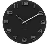 Karlsson KA4401 Vintage Pendule Murale Noir 35 x 35 x 4,2 cm
