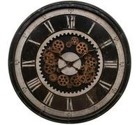 Horloge rouage D76 Charly Atmosphera Marron effet vieilli G