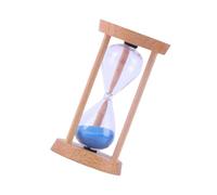 Horloge sablier en bois à trois colonnes 5 minutes pour salon ou bureau