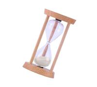 Horloge sablier en bois à trois colonnes 5 minutes pour salon ou bureau
