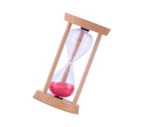 Horloge sablier en bois à trois colonnes 5 minutes pour salon ou bureau
