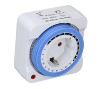 Horloge Segmentée sur 24 Heures, 16 A Programmation Facile Paramètres Horaires Flexibles Minuterie de Mise en Veille Prise de Lumière Polyvalent pour les Appareils électroniques