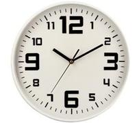 Horloge silencieuse 30cm blanche Blanc, Blanc G