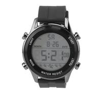 Horloge Sportive électronique, Bande de Silicone Résistant à l'impact 25,5 Cm (Black)