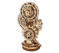 Horloge Steampunk 2.0 ? Maquette en bois mécanique à construire, puzzle 3D décoratif brown TU