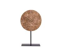 Horloge sur pied marbre brun 25 cm - Table Passion - Marron - Marbre Marron G