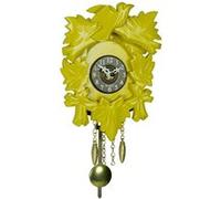Horloge Trenkle 2015_PQ_jaune horloge murale coucou Quartz Kuckulino Color Edition G