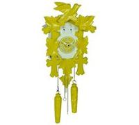Horloge Trenkle 35020_QM_jauneblanc horloge murale coucou Quartz Kuckulino Color Edition G