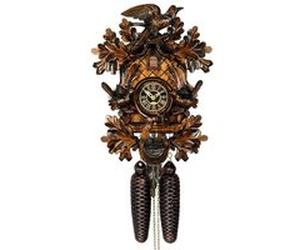 Horloge Trenkle 83674_nu coucou sculpté Mouvement à chaîne 8 jours Kuckuck Classic G