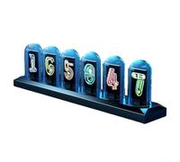 Horloge tube Nixie à monter soi-même avec LED RVB - Design vintage unique pour un assemblage personnalisé et une heure précise (A)